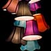 many lamps in different colors