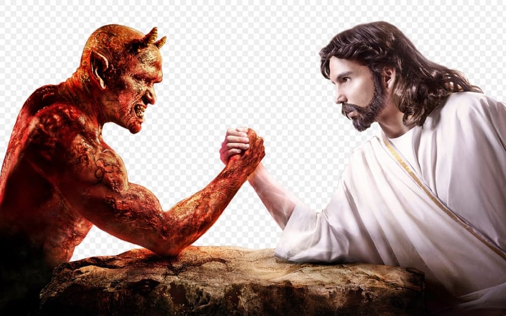 Jesus against Satan