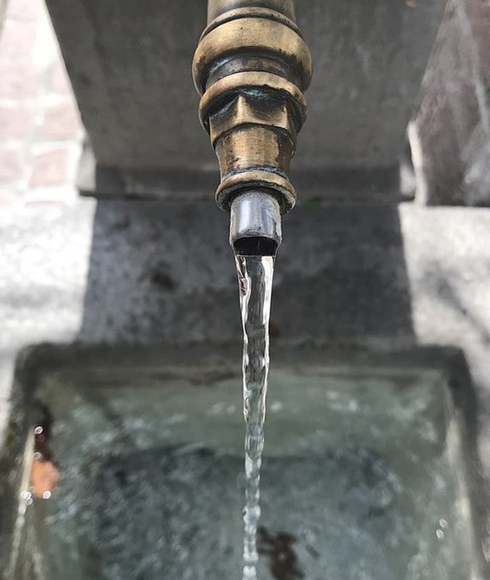 fountain water