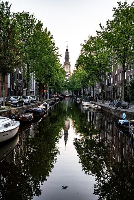 a "Gracht", waterway in Amsterdam
