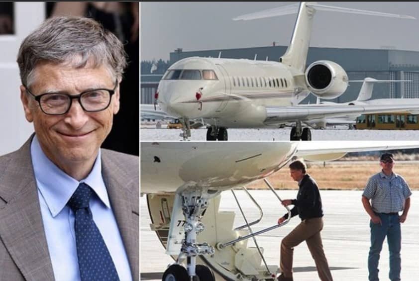 Bill Gates' prive jets