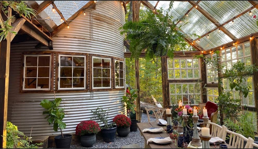 living in a greenhouse